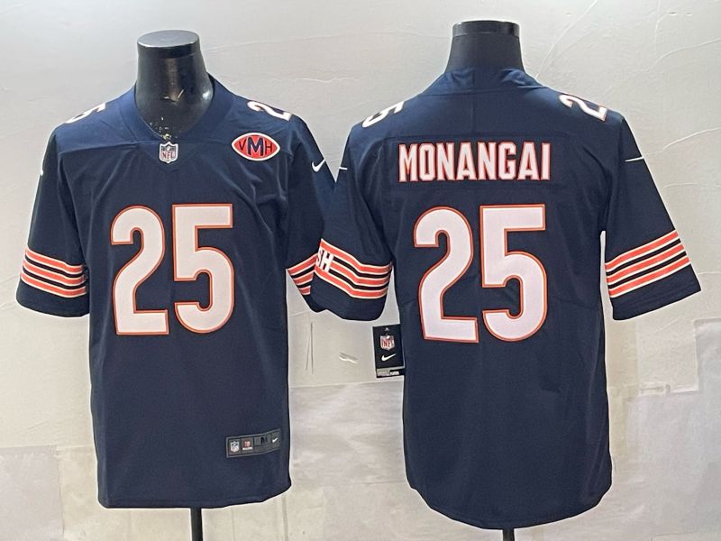 Men 2026 Chicago Bears #25 Monangai Blue Nike Limited NFL Jersey style 03->chicago bears->NFL Jersey